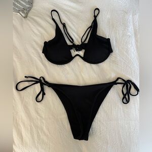 Black Women's Swimwear Set